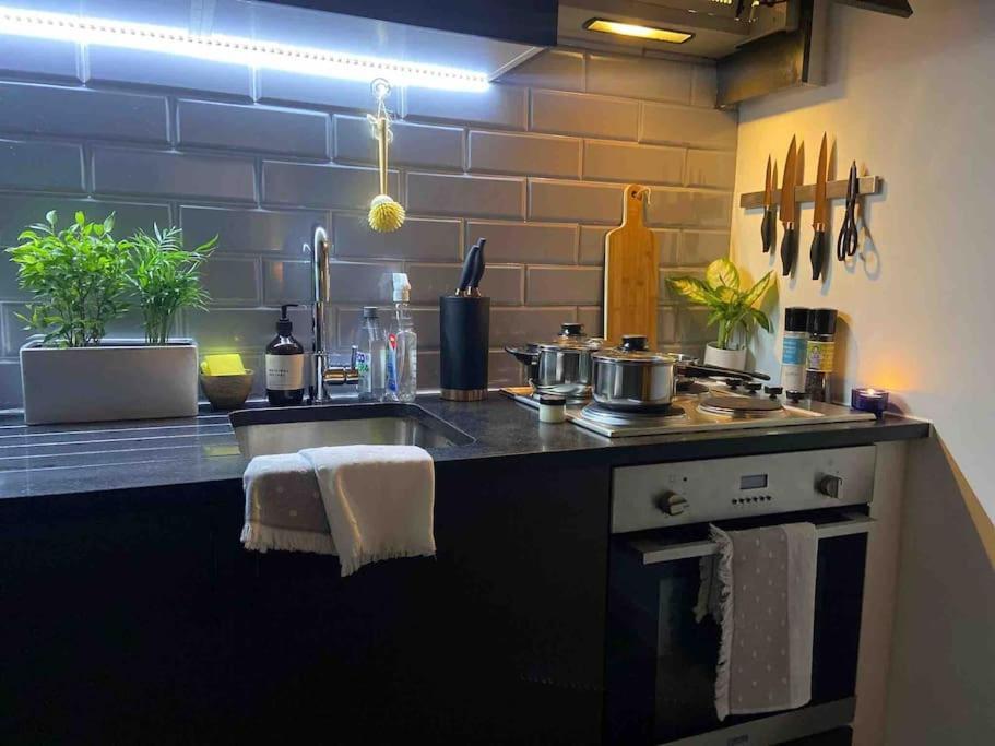 Apartament Spitalfields Market Penthouse Flat With Balcony